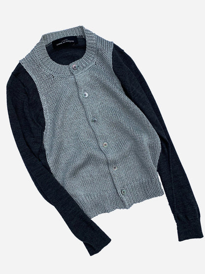 COMME DES GARÇONS TRICOT KNITWEAR CARDIGAN. (S) - SEVENUES.