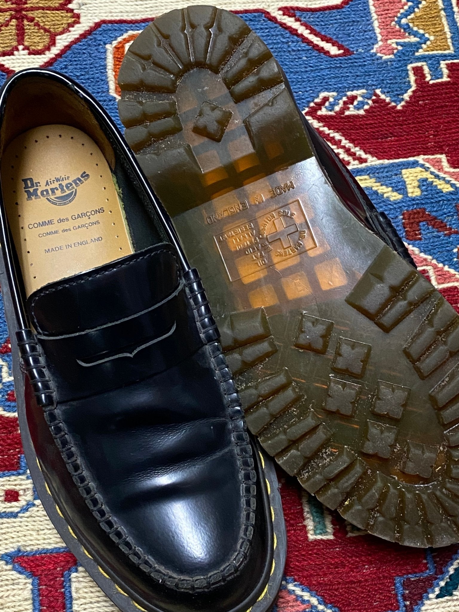 COMME DES GARÇONS X DR. MARTENS PENTON BEX LOAFER. (39) - SEVENUES.