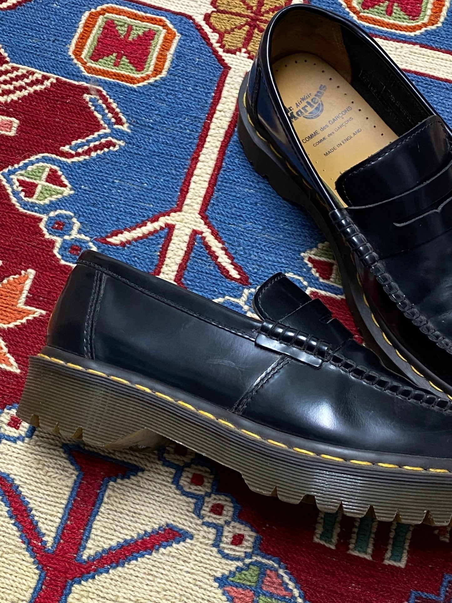 COMME DES GARÇONS X DR. MARTENS PENTON BEX LOAFER. (39) - SEVENUES.