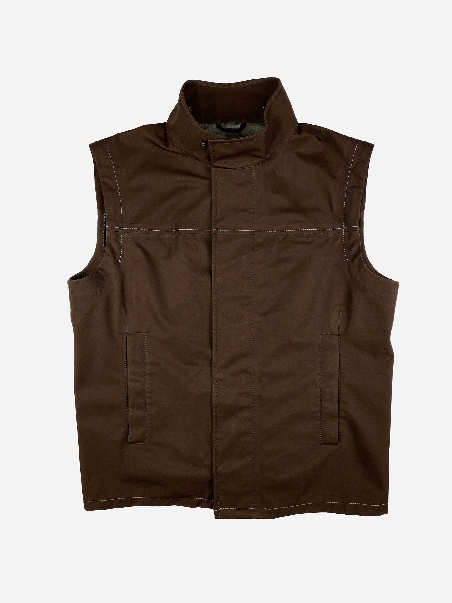 PRADA LINEA ROSSA F/W 2001 CONVERTIBLE MOTO SHELL JACKET & VEST. (50 / M)