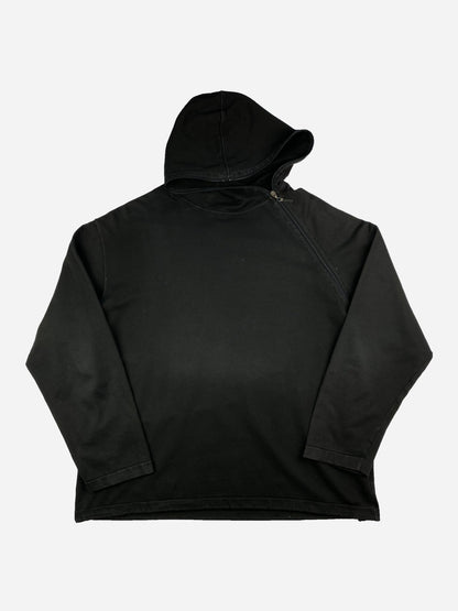 C.P. COMPANY A/W 1999 ASYMMETRIC ZIPPER HOODIE. (XXL) - SEVENUES.