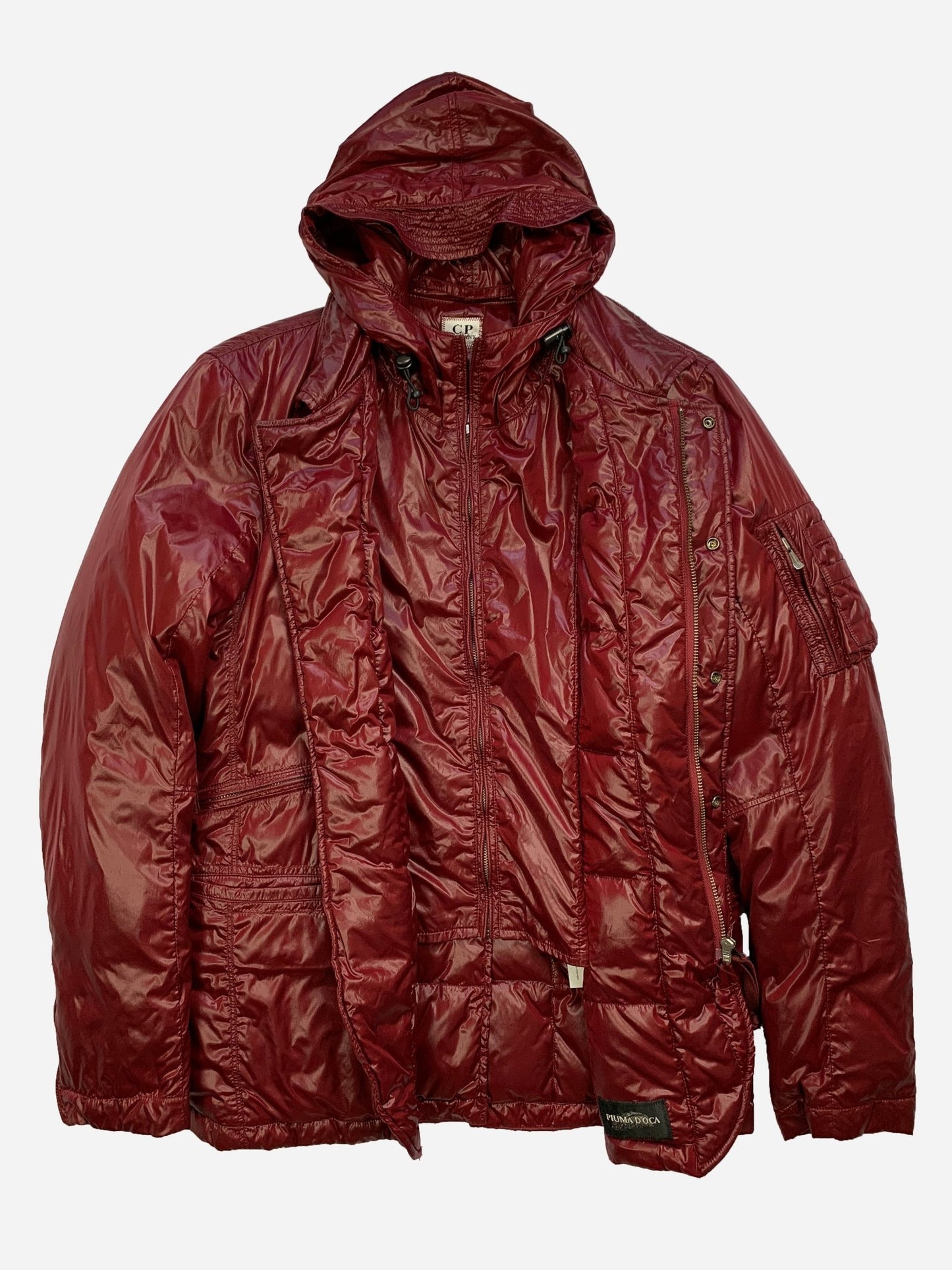 C.P. COMPANY A/W 2008 PIUMA D'OCA NYLON GOOSE DOWN COAT. (46 / S) - SEVENUES.