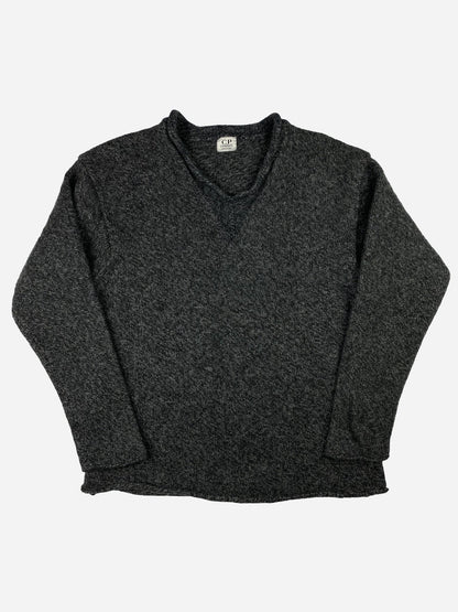 C.P. COMPANY F/W 1999 V - NECK KNITWEAR JUMPER. (L) - SEVENUES.