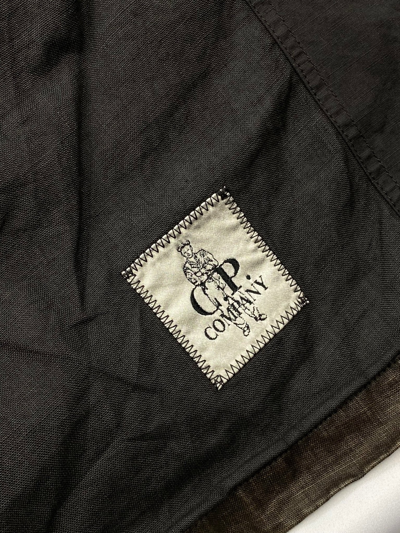 C.P. COMPANY S/S '04 GOGGLE HOOD FLAX JACKET. (54 / L) - SEVENUES.