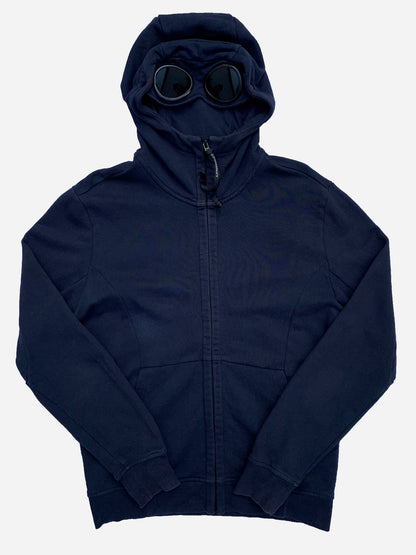 C.P. COMPANY ZIP - UP GOGGLE HOODIE. (L) - SEVENUES.