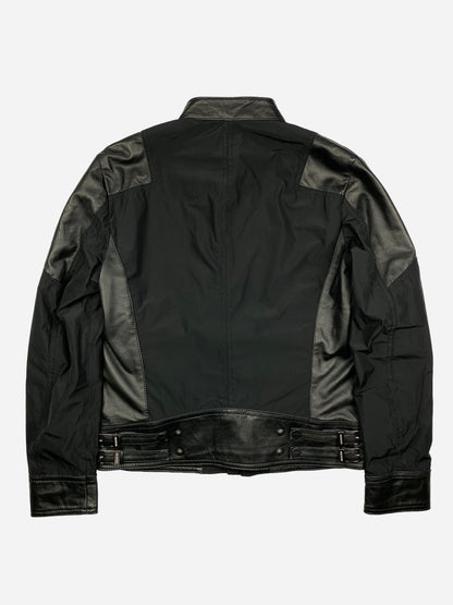 DIRK BIKKEMBERGS F/W 2011 SHEEP LEATHER MOTO-JACKET. (50 / M)