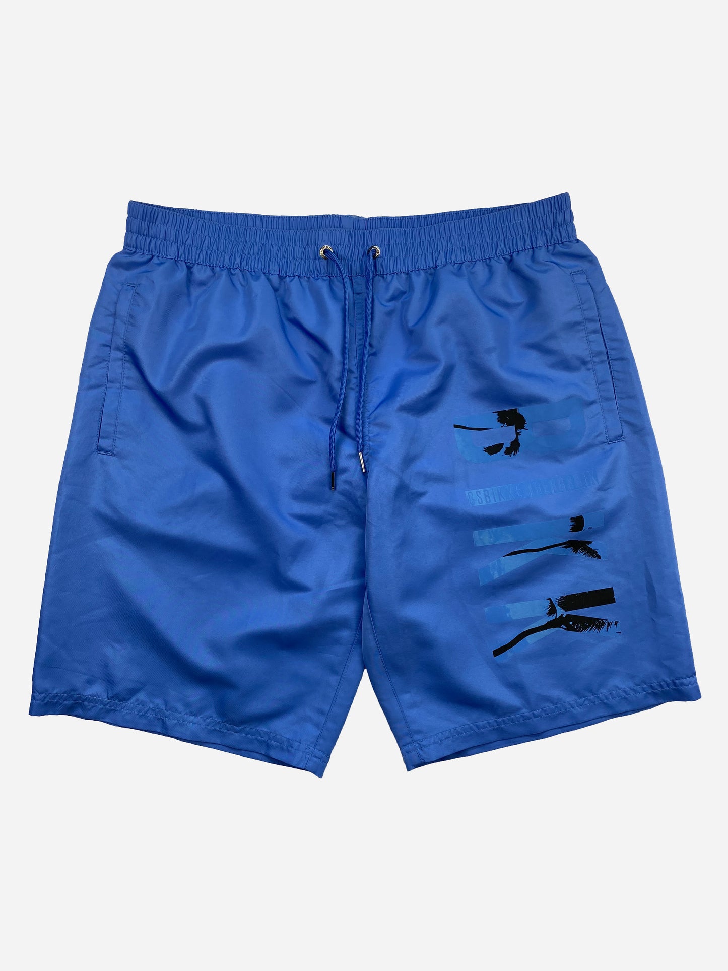 DIRK BIKKEMBERGS TONAL 'BIKK' SWIM TRUNKS. (L)