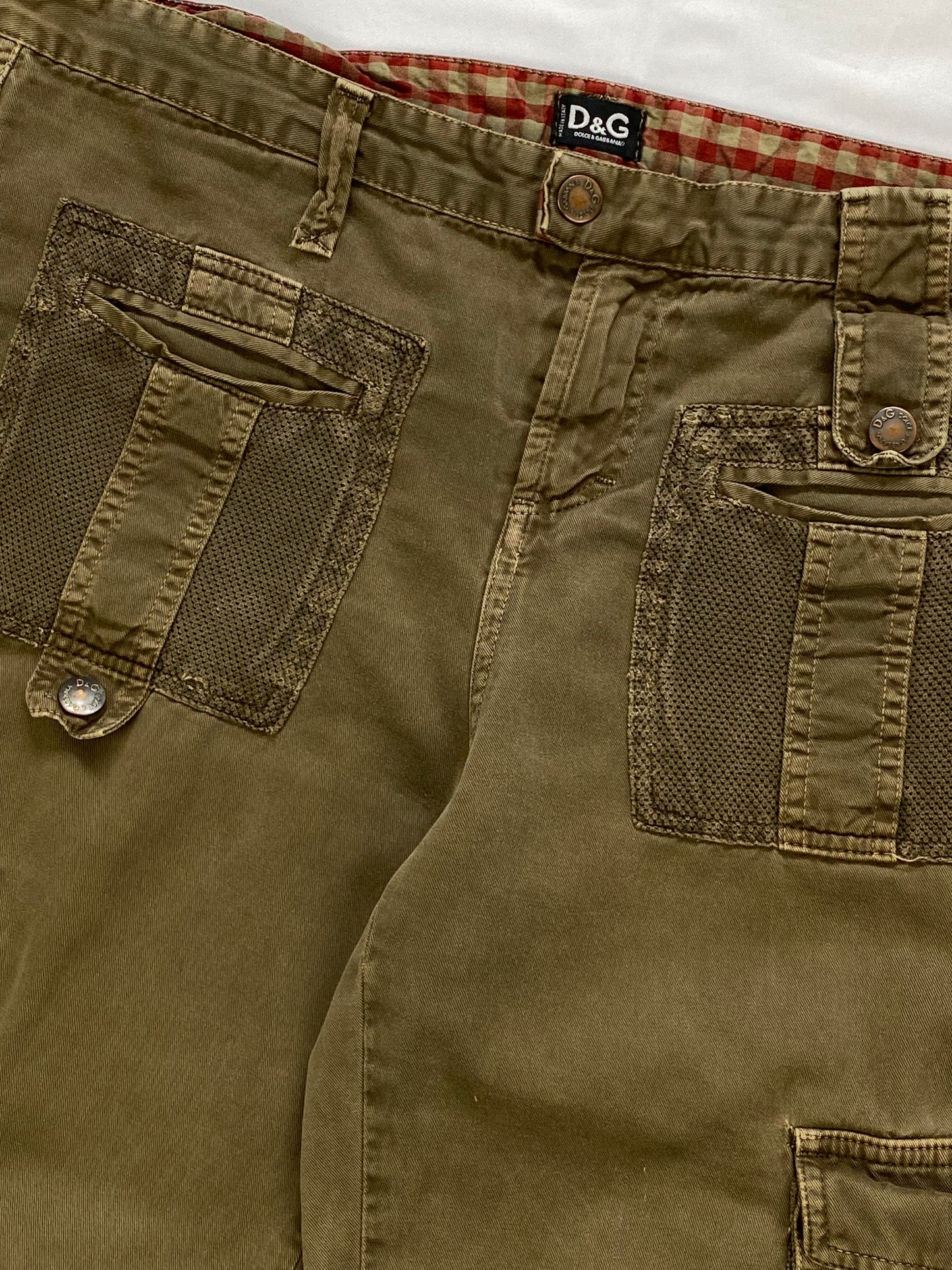 DOLCE & GABBANA 2000's MULTIPOCKET CARGO PANTS. (29)