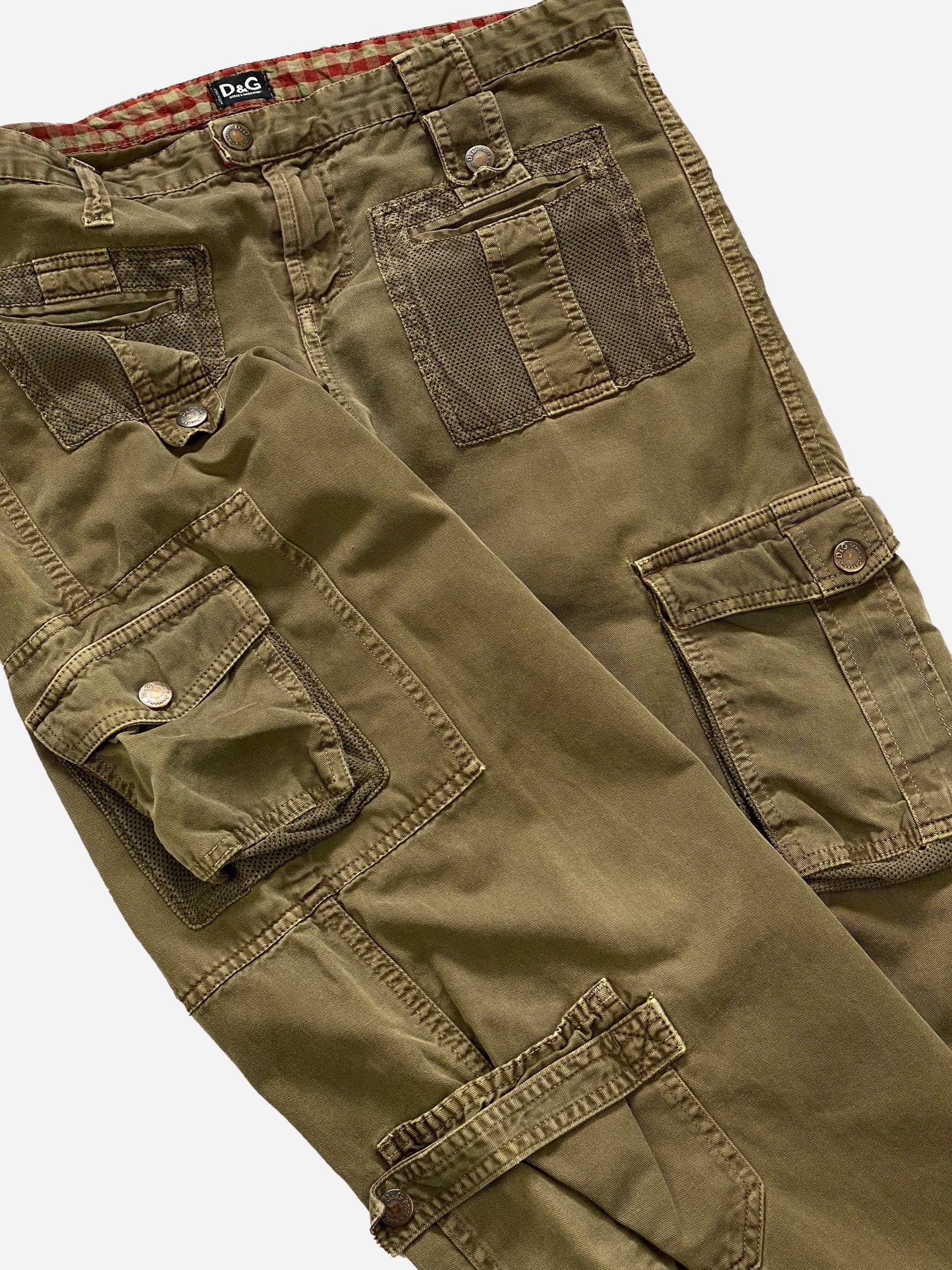 DOLCE & GABBANA 2000's MULTIPOCKET CARGO PANTS. (29)