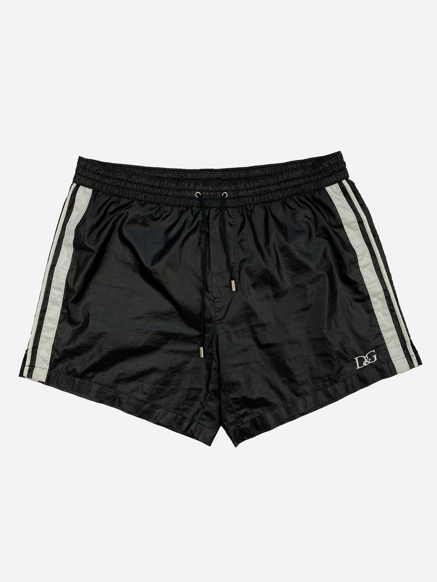 DOLCE & GABBANA 'D&G' NYLON SWIM TRUNKS. (L)