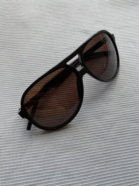 DIOR HOMME 'BLACK TIE' AVIATOR SUNGLASSES. - SEVENUES.