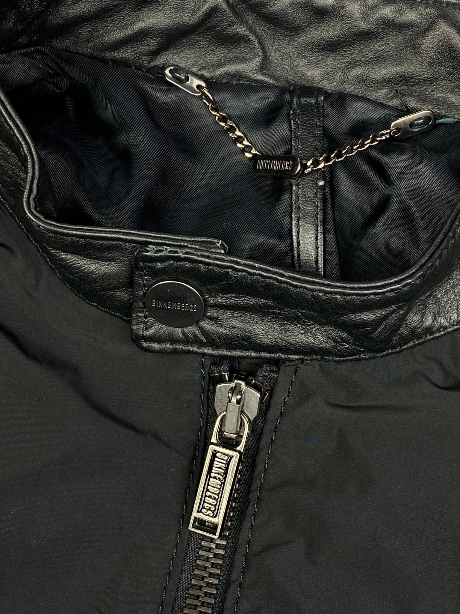 DIRK BIKKEMBERGS F/W 2011 SHEEP LEATHER MOTO - JACKET. (50 / M) - SEVENUES.