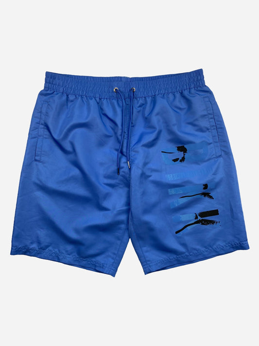 DIRK BIKKEMBERGS TONAL 'BIKK' SWIM TRUNKS. (L) - SEVENUES.