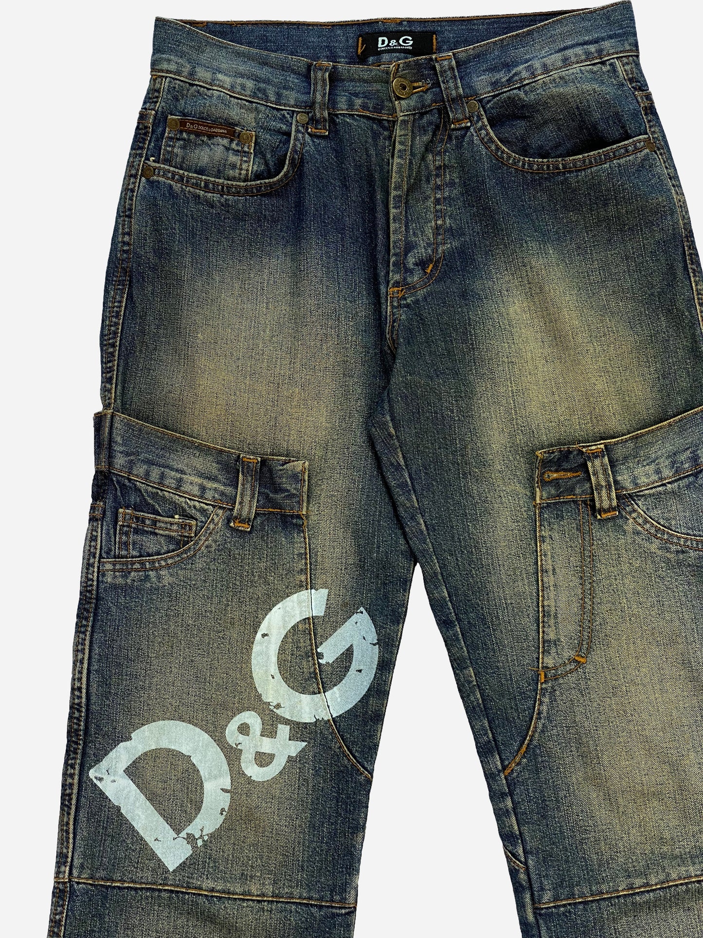 DOLCE & GABBANA 1990's DOUBLE WAIST DENIM. (30/32)