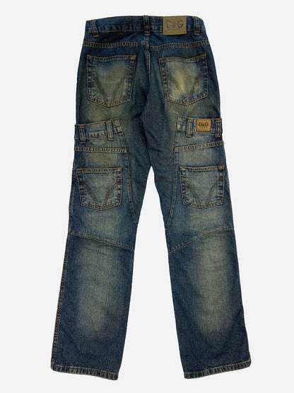 DOLCE & GABBANA 1990's DOUBLE WAIST DENIM. (30/32)