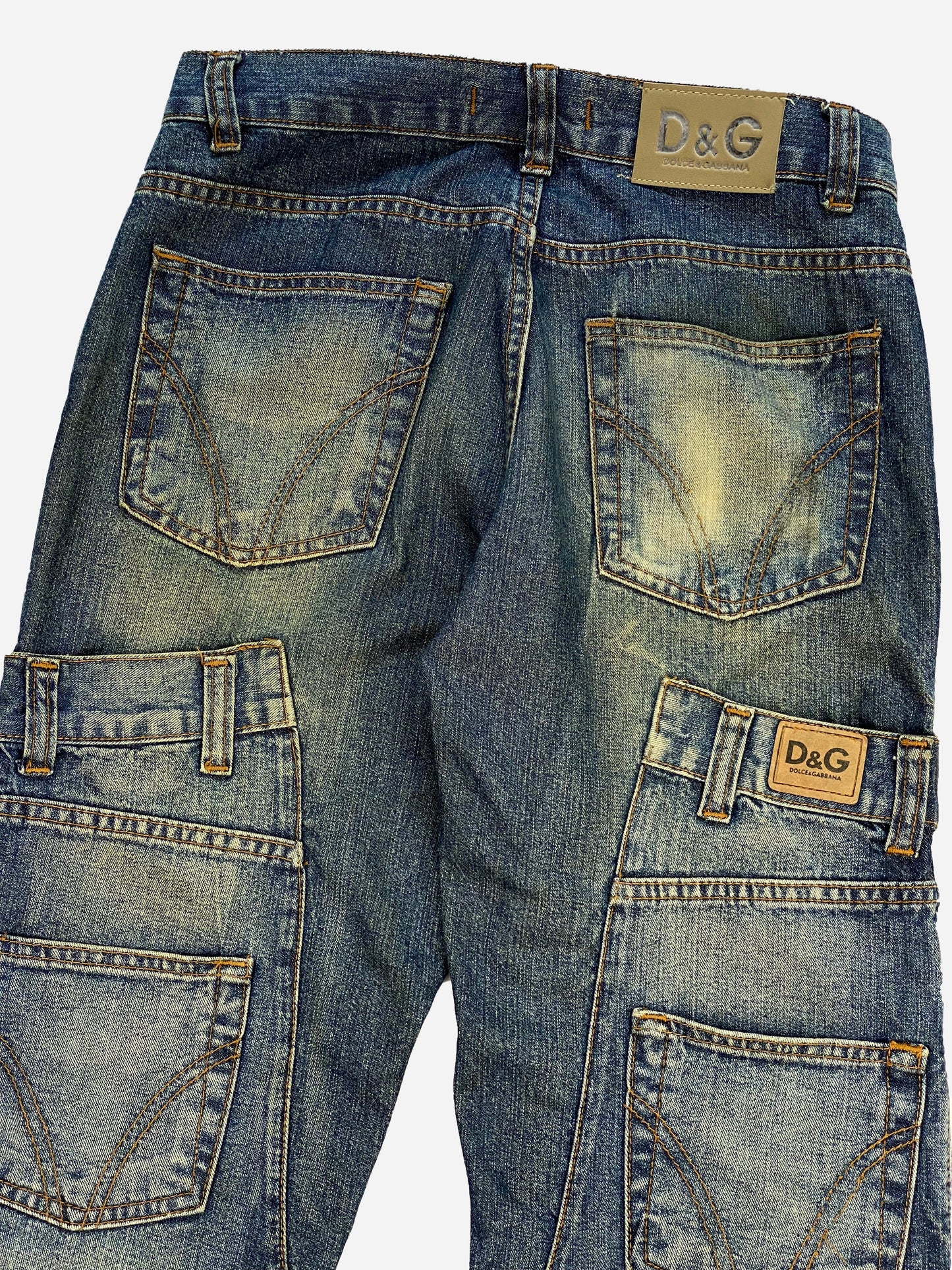 DOLCE & GABBANA 1990's DOUBLE WAIST DENIM. (30/32)