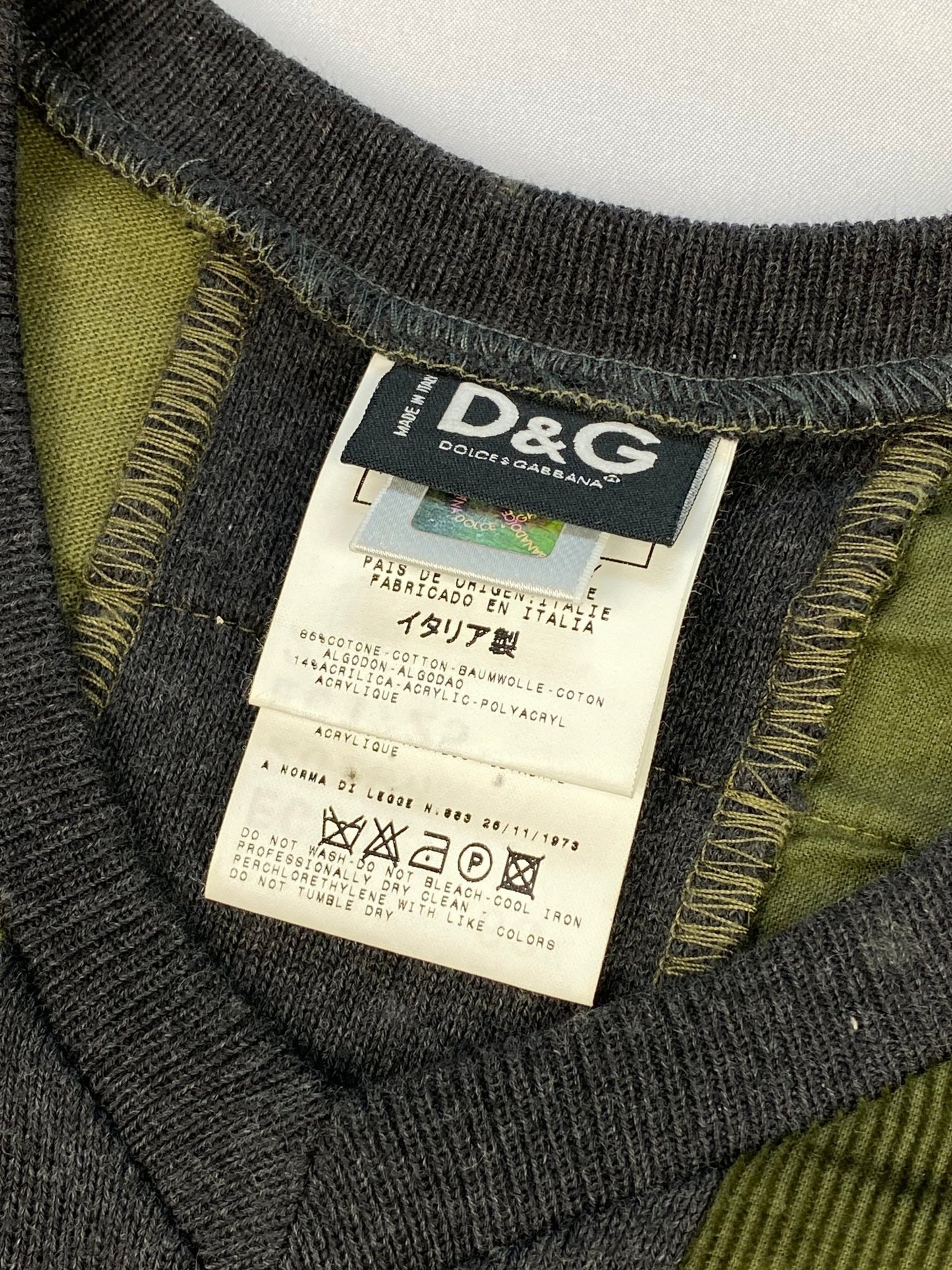 DOLCE & GABBANA 1990's STRIPED CORDUROY SWEATER VEST. (M) - SEVENUES.