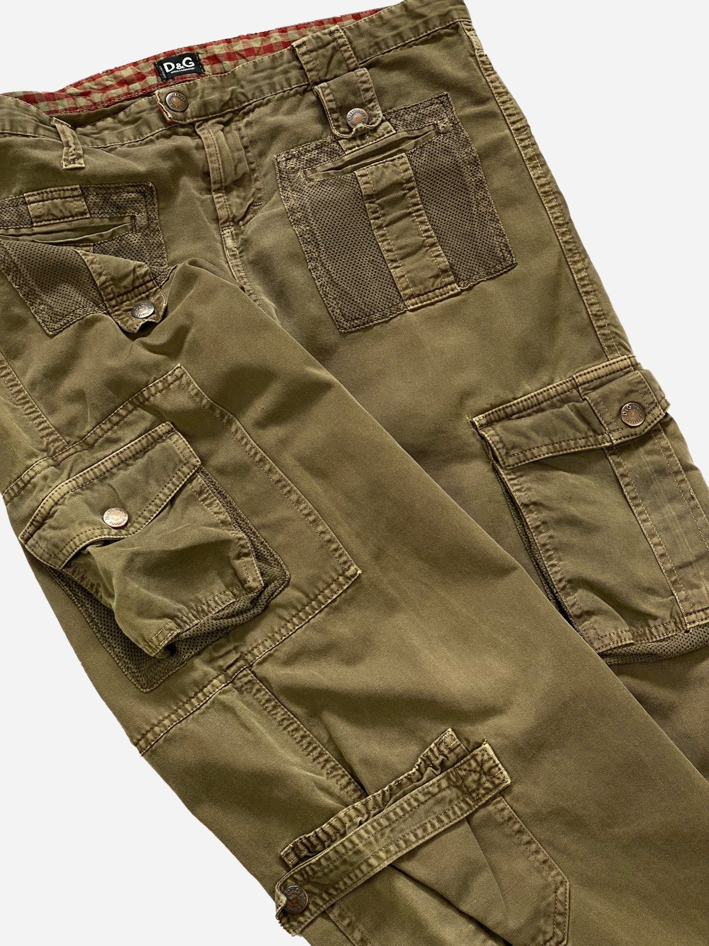 DOLCE & GABBANA 2000's MULTIPOCKET CARGO PANTS. (29) - SEVENUES.