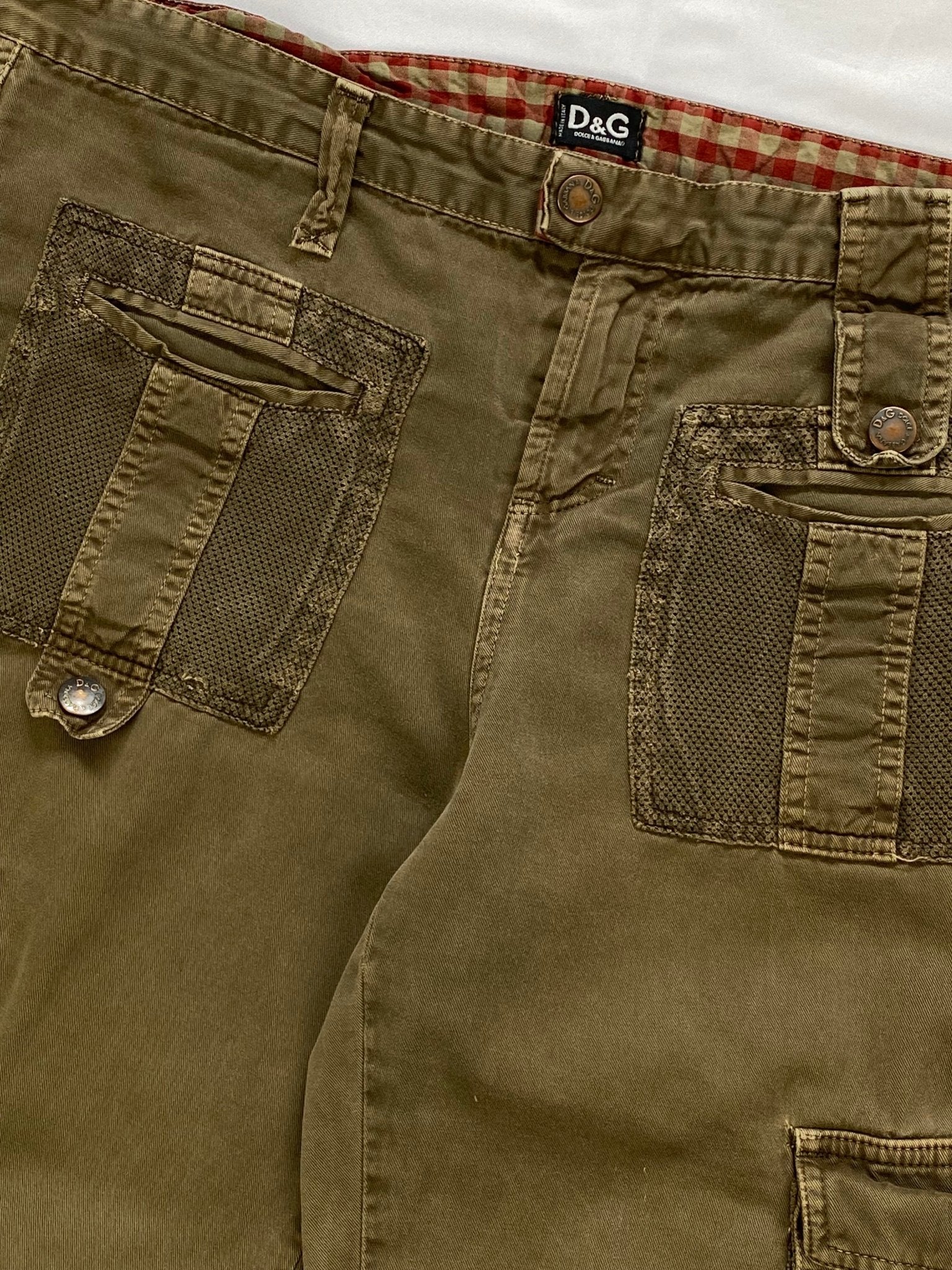 DOLCE & GABBANA 2000's MULTIPOCKET CARGO PANTS. (29) - SEVENUES.