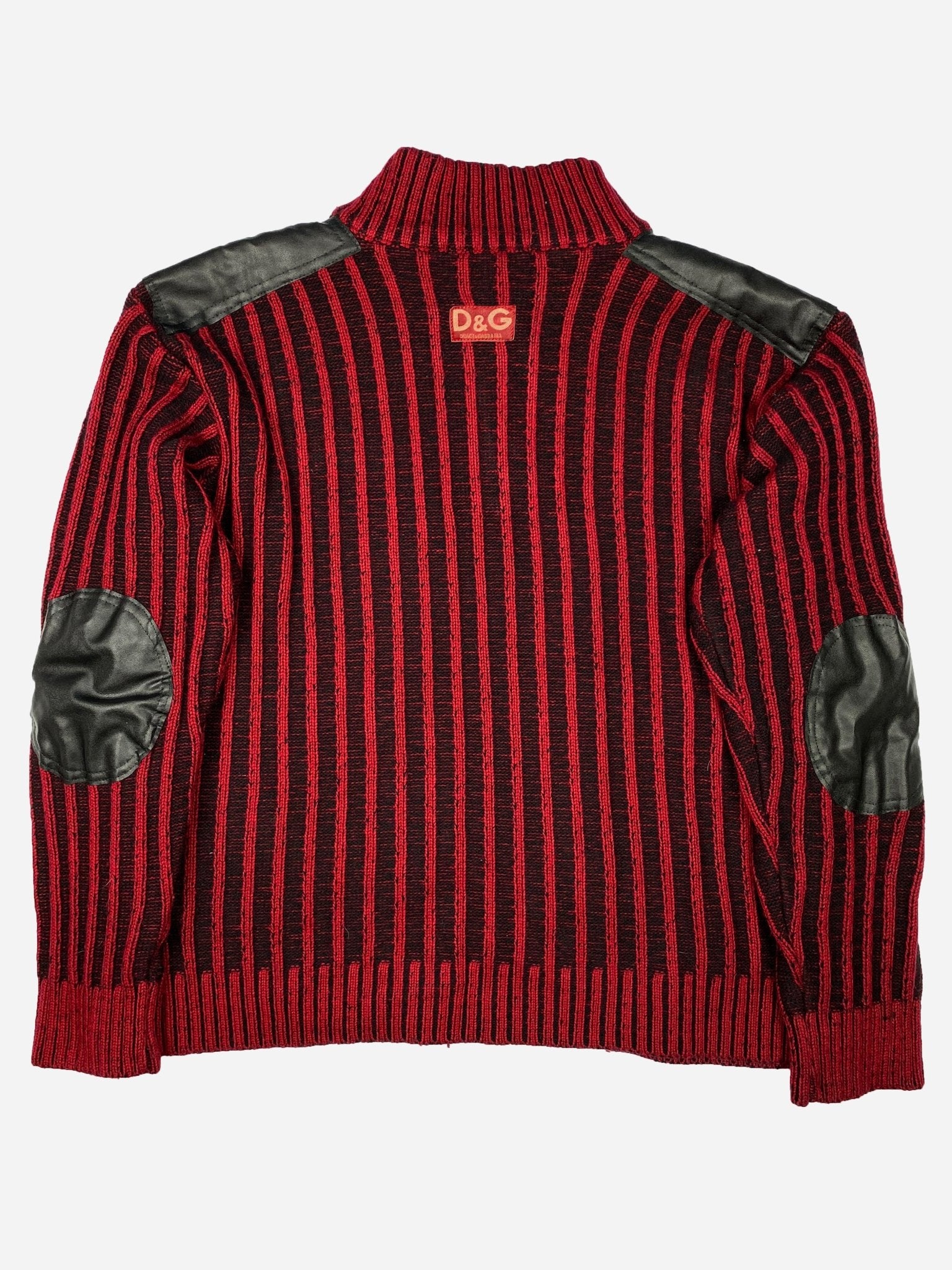 DOLCE & GABBANA 2000's RIBBED KNITWEAR JUMPER. (L) - SEVENUES.