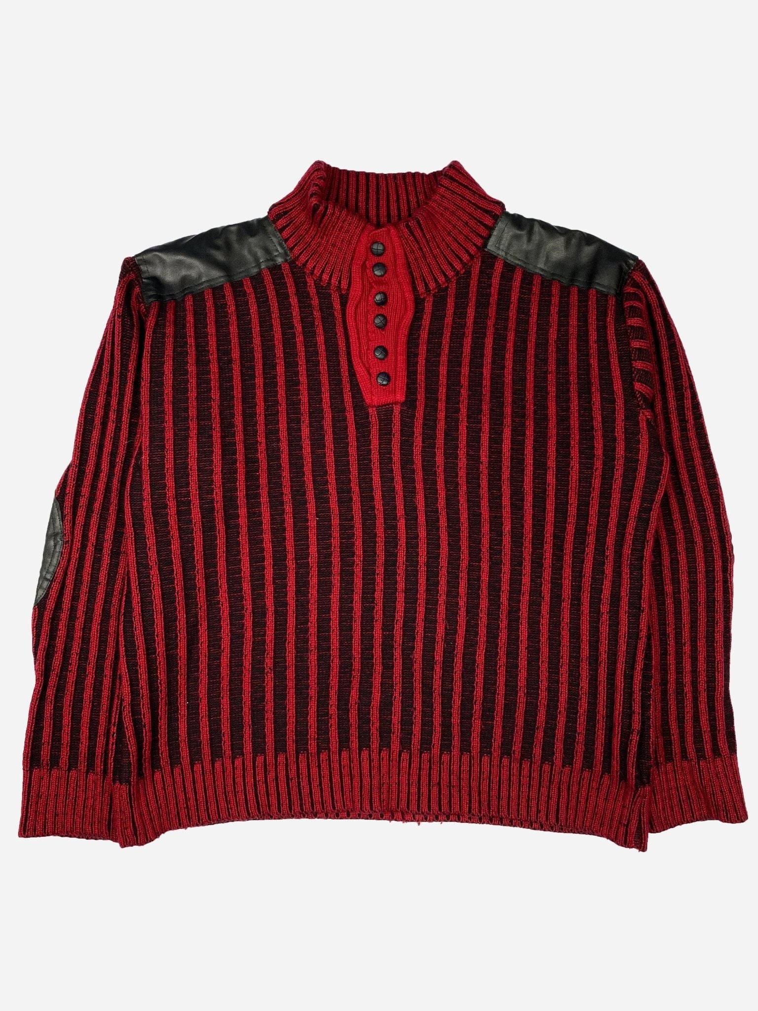 DOLCE & GABBANA 2000's RIBBED KNITWEAR JUMPER. (L) - SEVENUES.