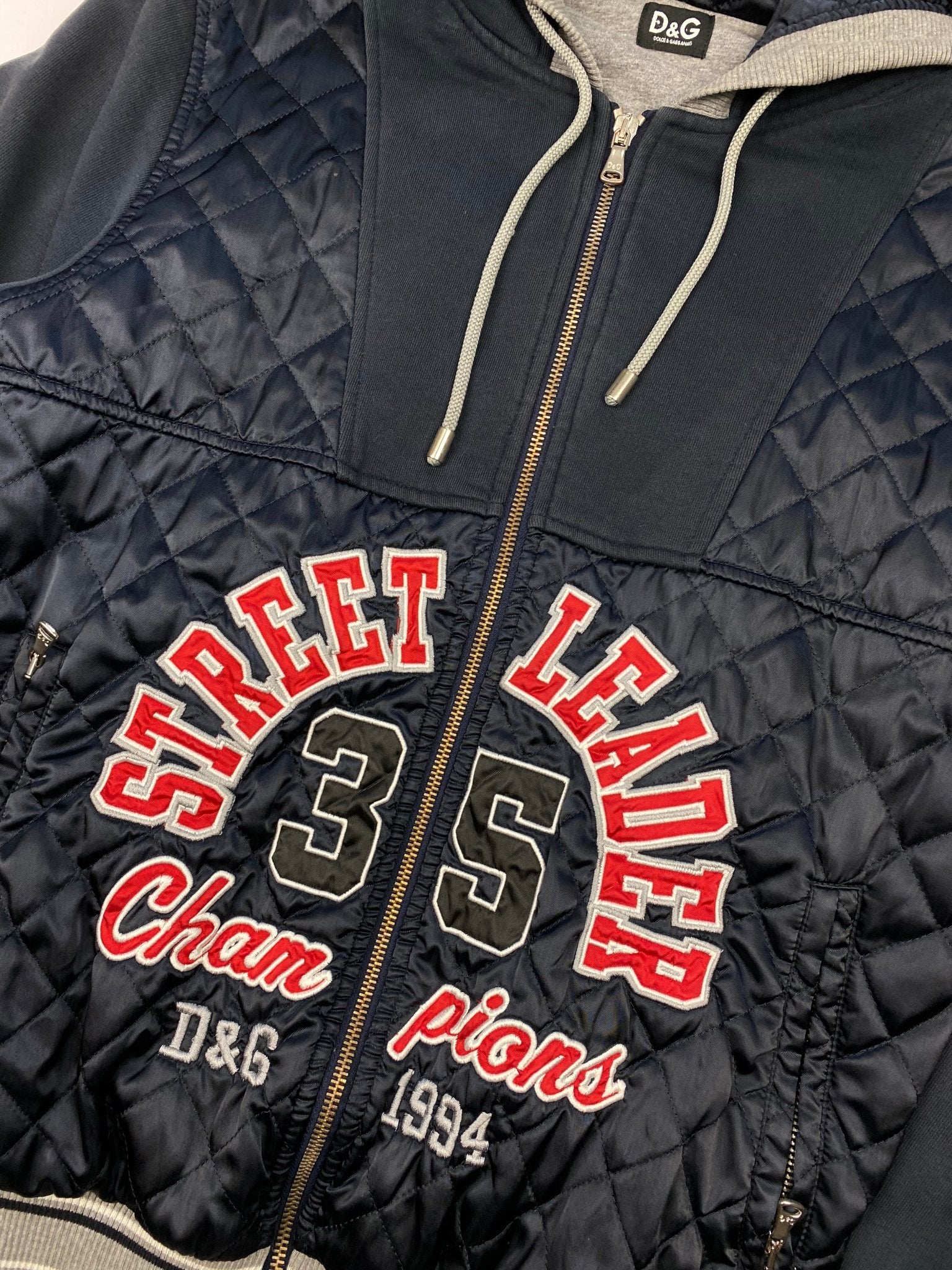 DOLCE & GABBANA 2000's 'STREET LEADER' ZIP - UP JACKET. (48 / M) - SEVENUES.