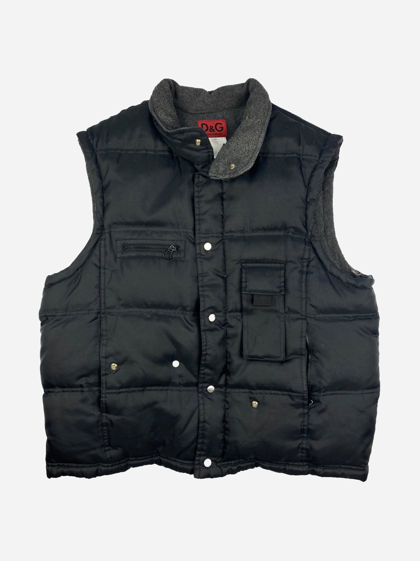 DOLCE & GABBANA 2000's TACTICAL DOWN VEST. (L) - SEVENUES.