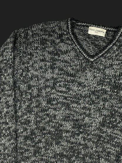 DOLCE & GABBANA 'MAGLIE' MOHAIR KNIT SWEATER. (50 / M) - SEVENUES.