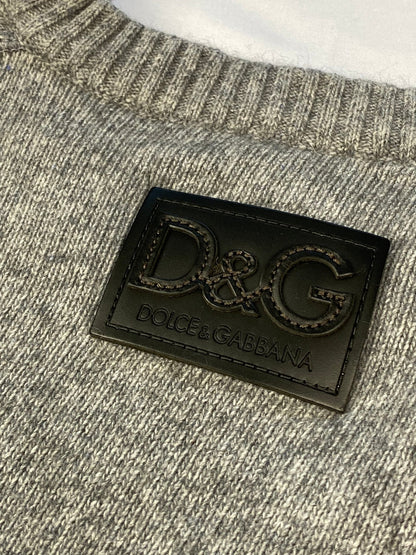 DOLCE & GABBANA MULTI - ZIP ASYMMETRICAL LANA WOOL KNIT JUMPER. (54 / L) - SEVENUES.