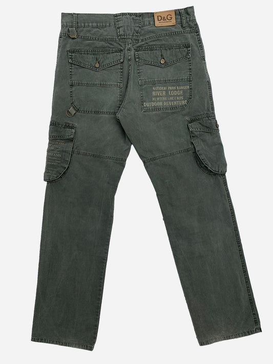 DOLCE & GABBANA 'OUTDOOR ADVENTURE' CARGO PANTS. (33) - SEVENUES.