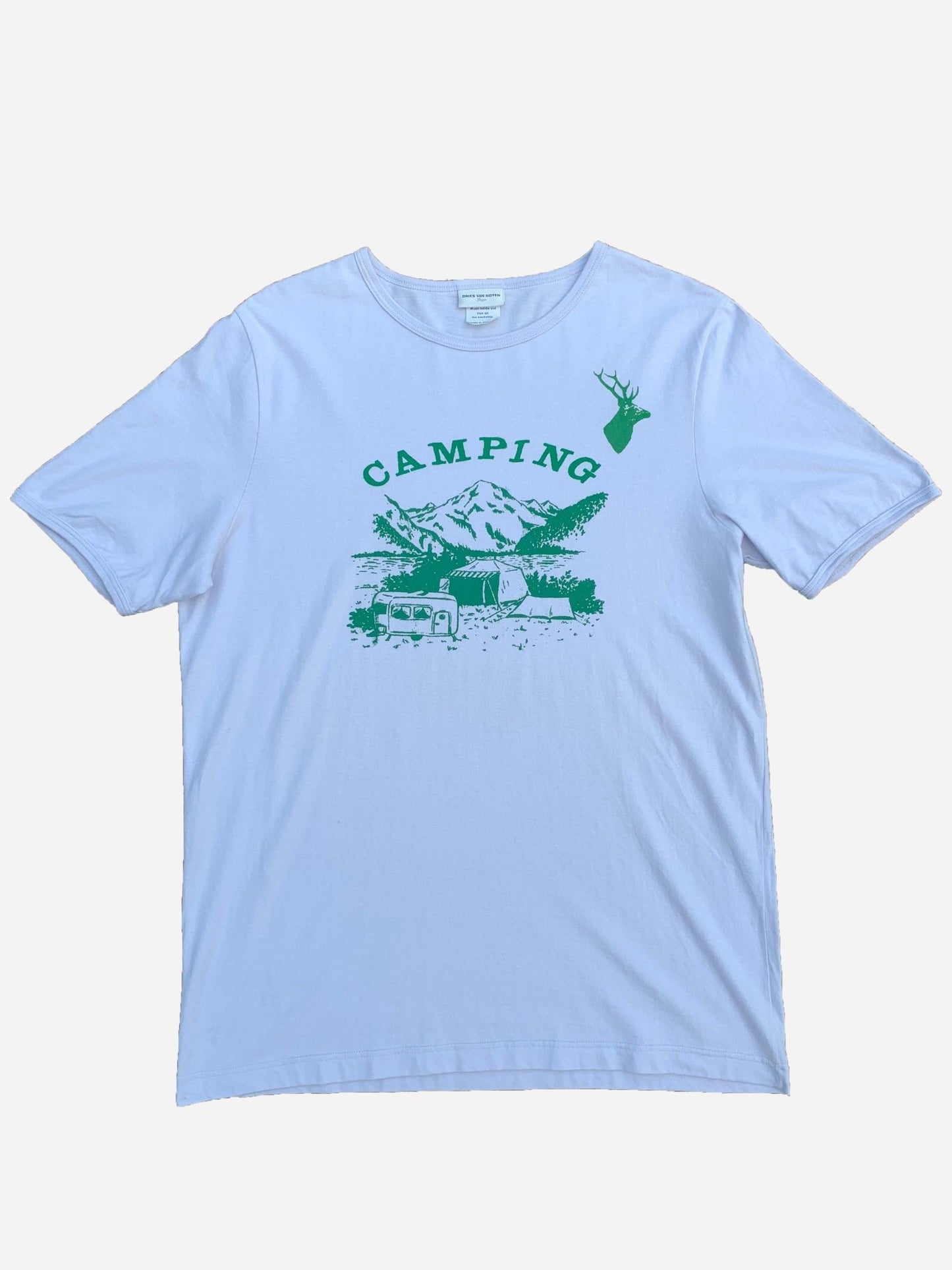 DRIES VAN NOTEN S/S 2019 'CAMPING' T - SHIRT. (L) - SEVENUES.