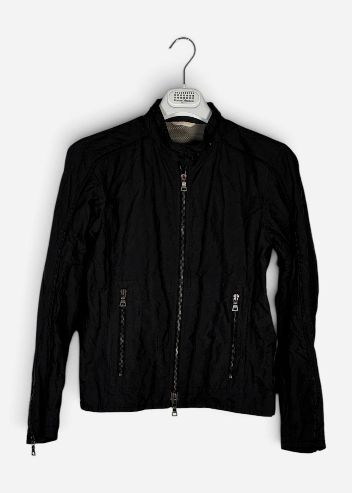 F/W 2002 NYLON METAL ZIP-UP JACKET. (42 / S) - SEVENUES.