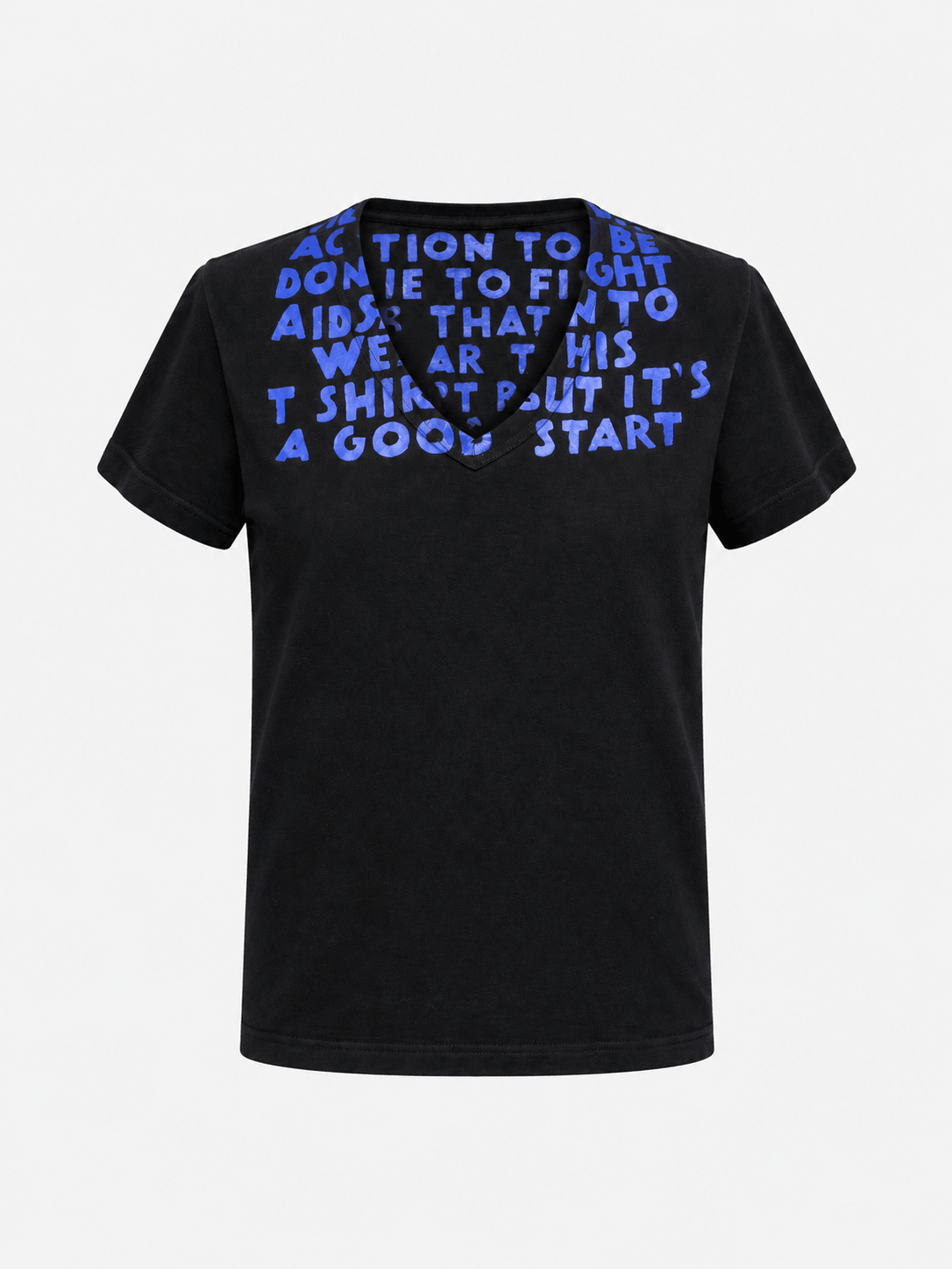 F/W 2006 'AIDS' V-NECK T-SHIRT. - SEVENUES.