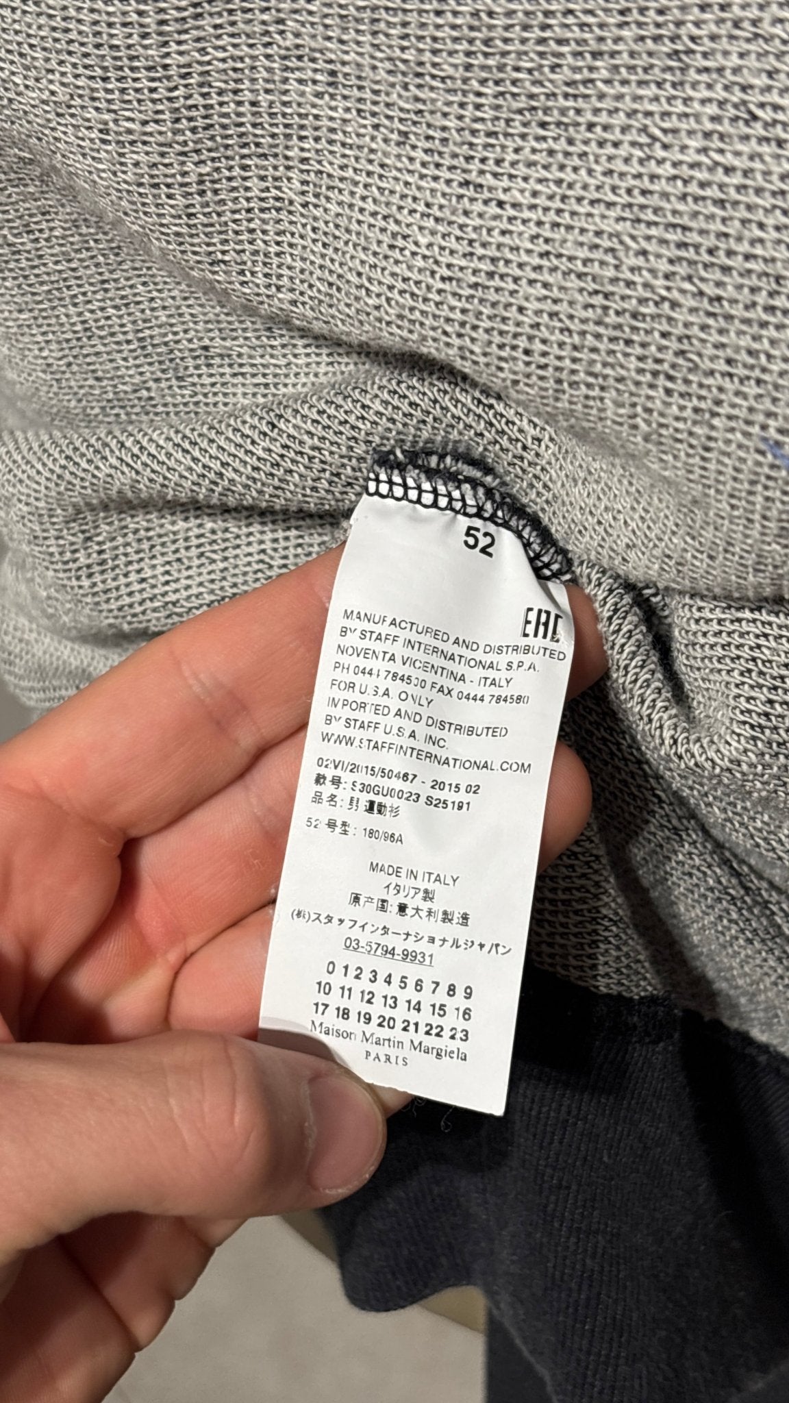 F/W 2015 HOODED SWEATSHIRT. (52 / L) - SEVENUES.