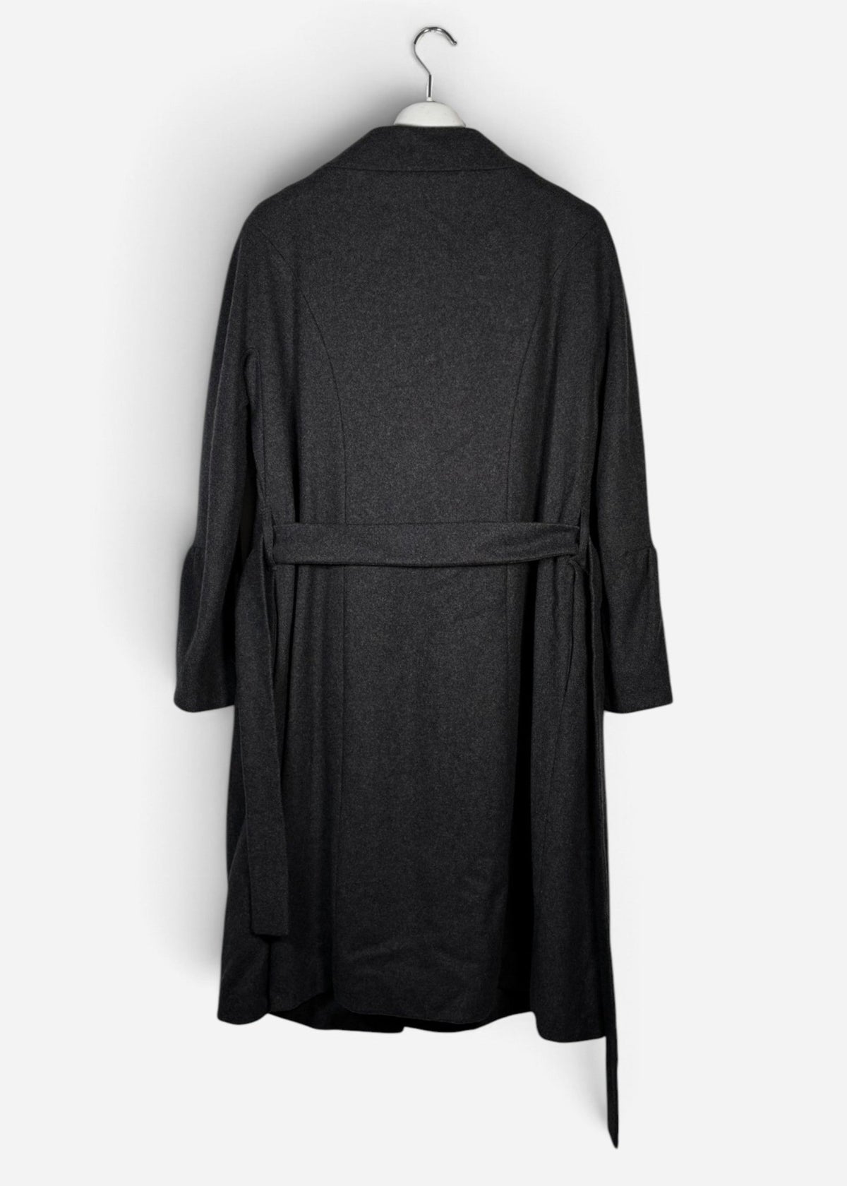 F/W 2016 BELTED WOOL COAT. (42 / S) - SEVENUES.