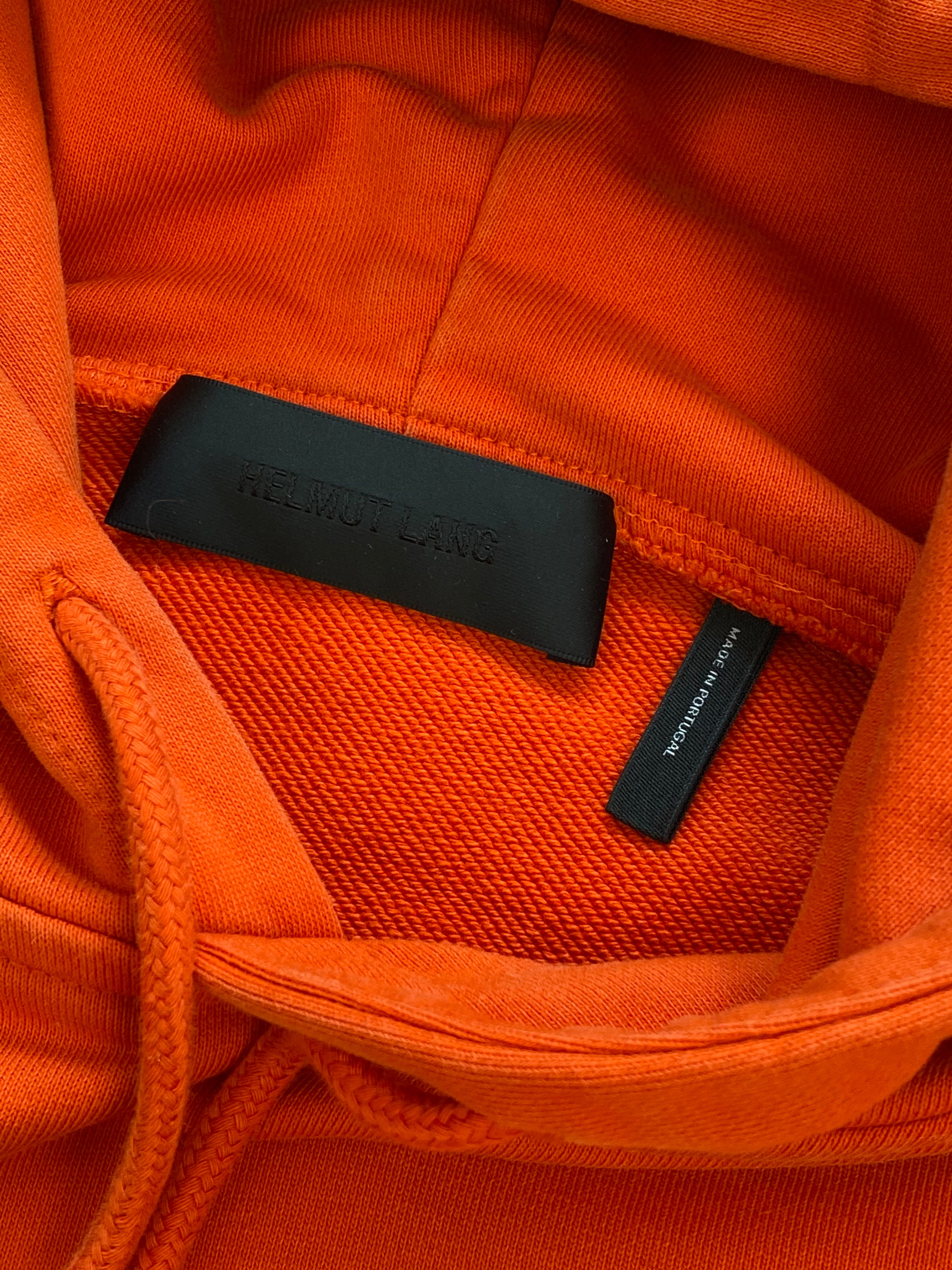 Helmut lang orange clearance hoodie