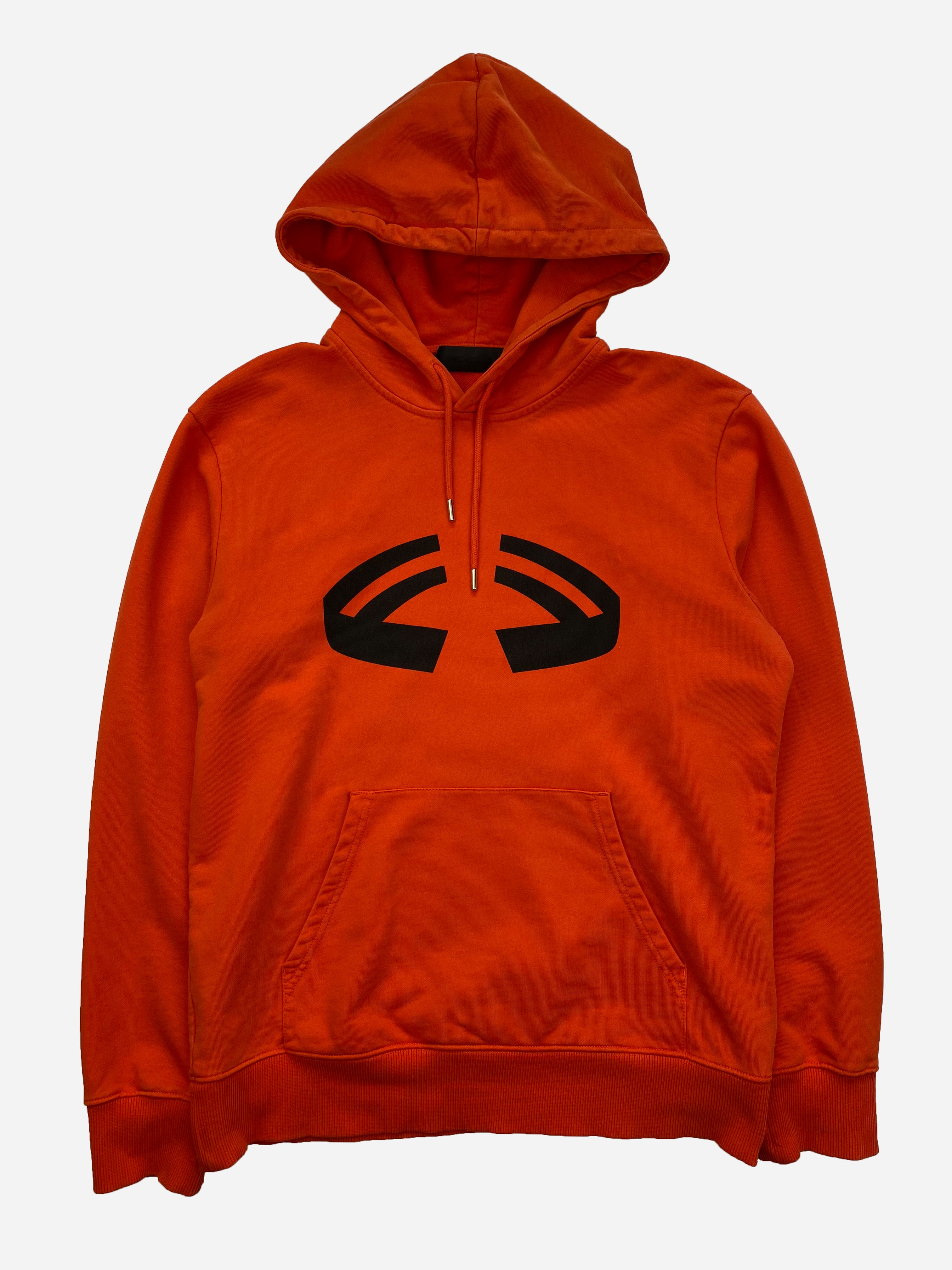 Orange helmut lang hoodie best sale