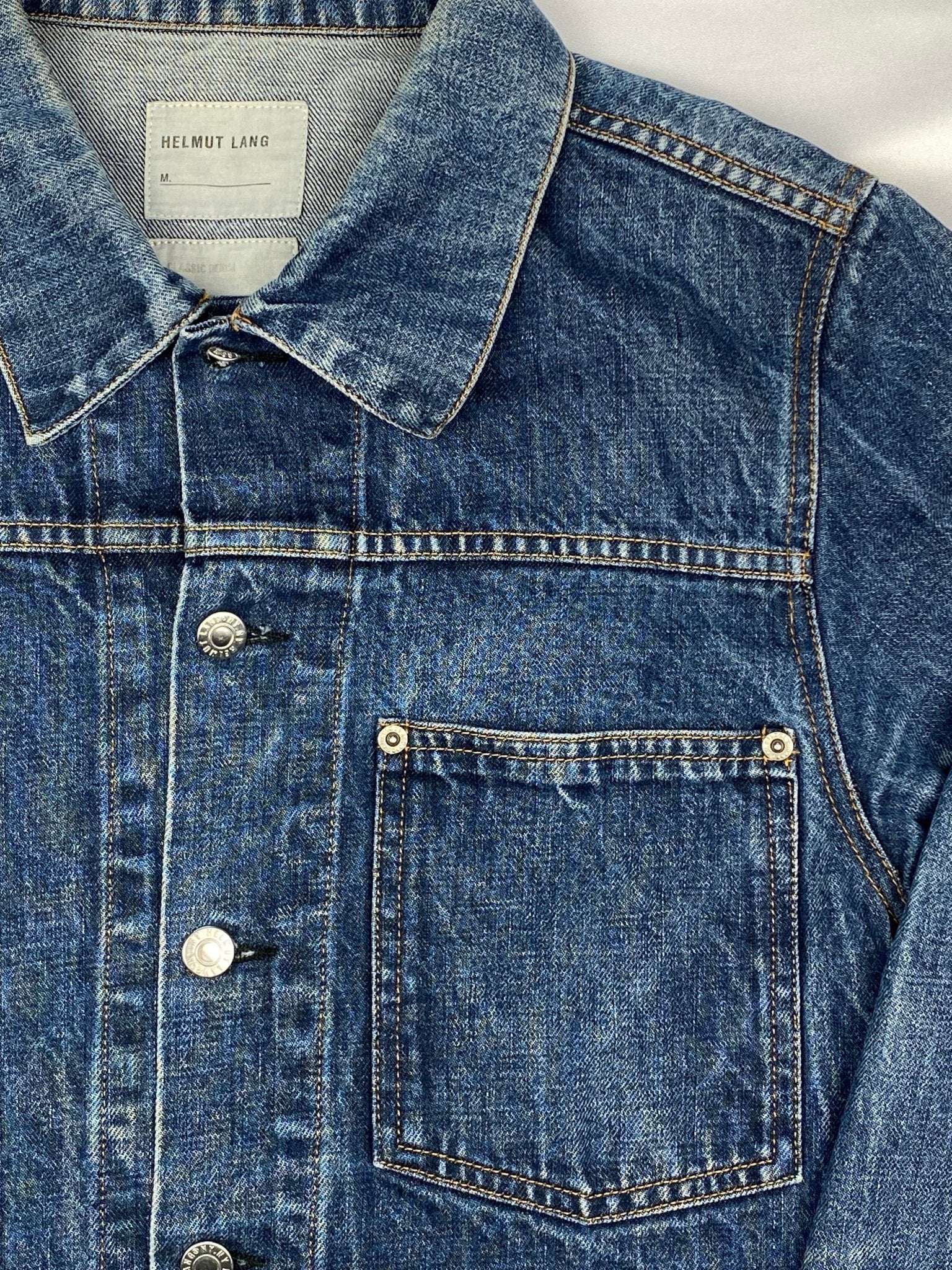 HELMUT LANG 1990's TYPE I DENIM JACKET. (50 / M) - SEVENUES.