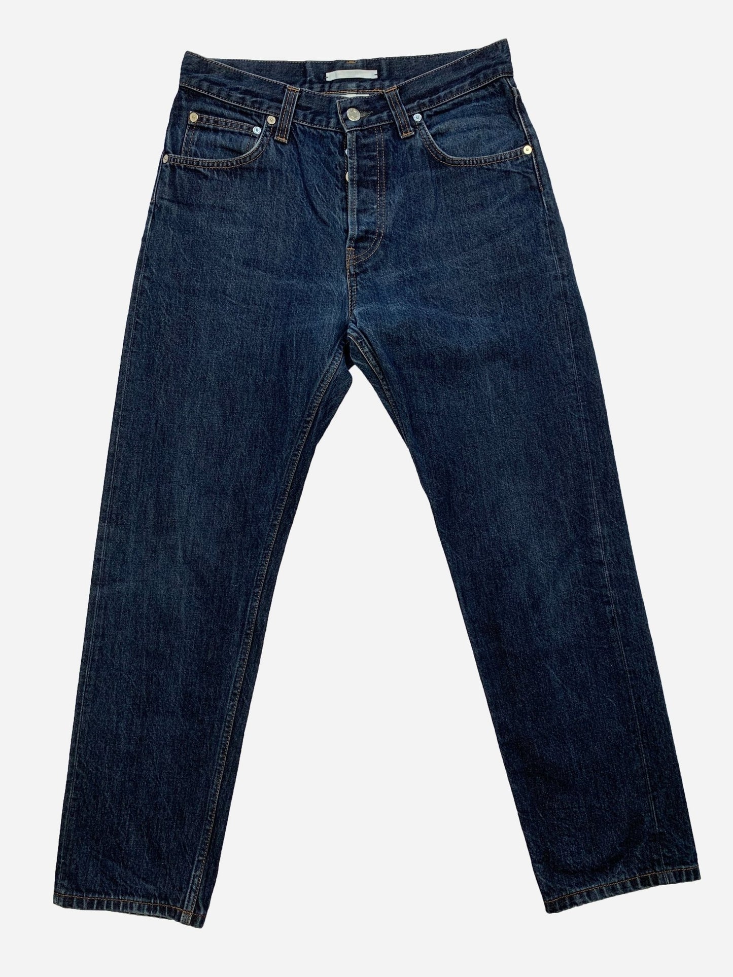 HELMUT LANG 5 - POCKET INDIGO DENIM. (30) - SEVENUES.