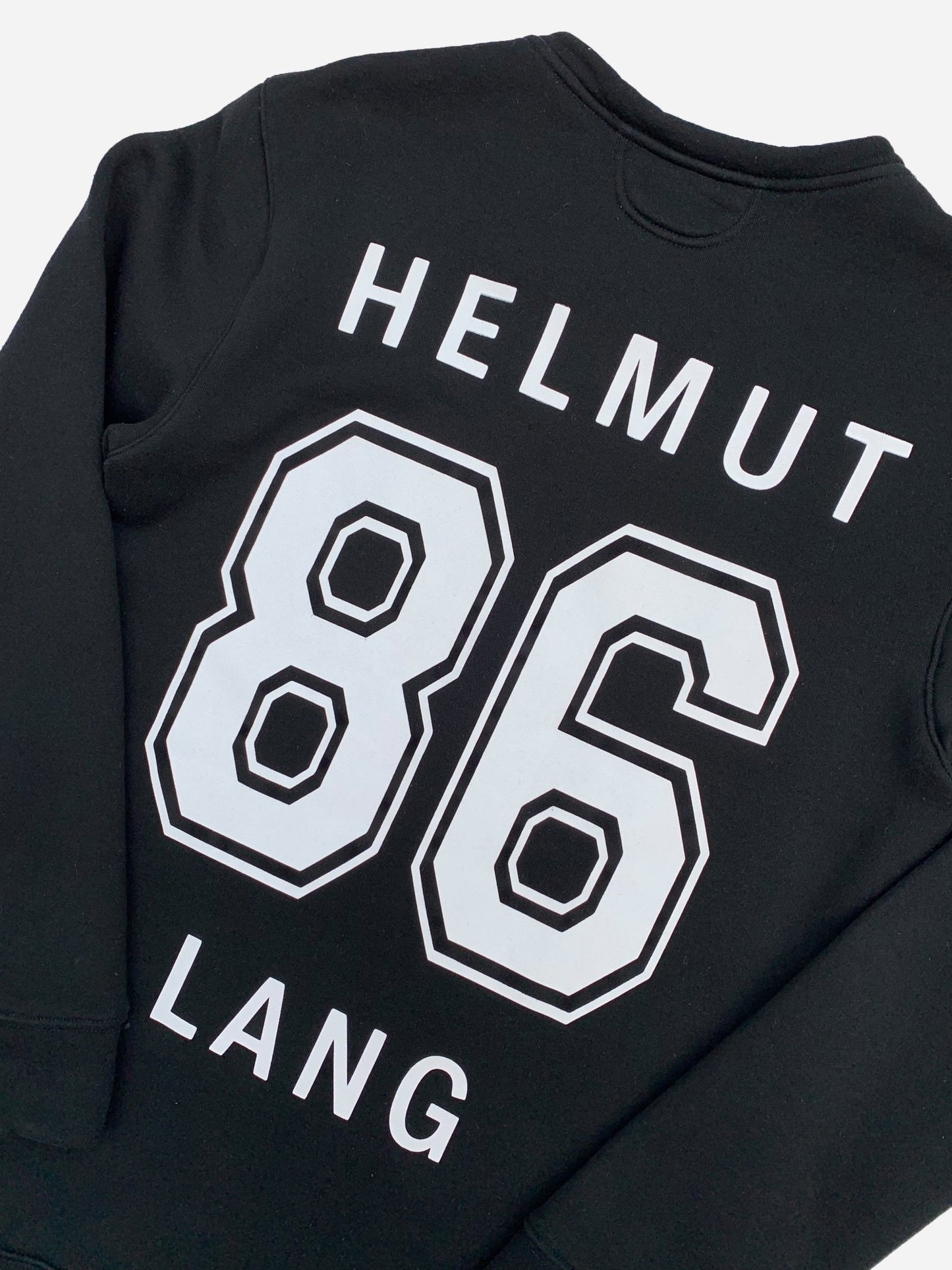 HELMUT LANG '86' OVERSIZED VARSITY SWEATSHIRT. (M) - SEVENUES.