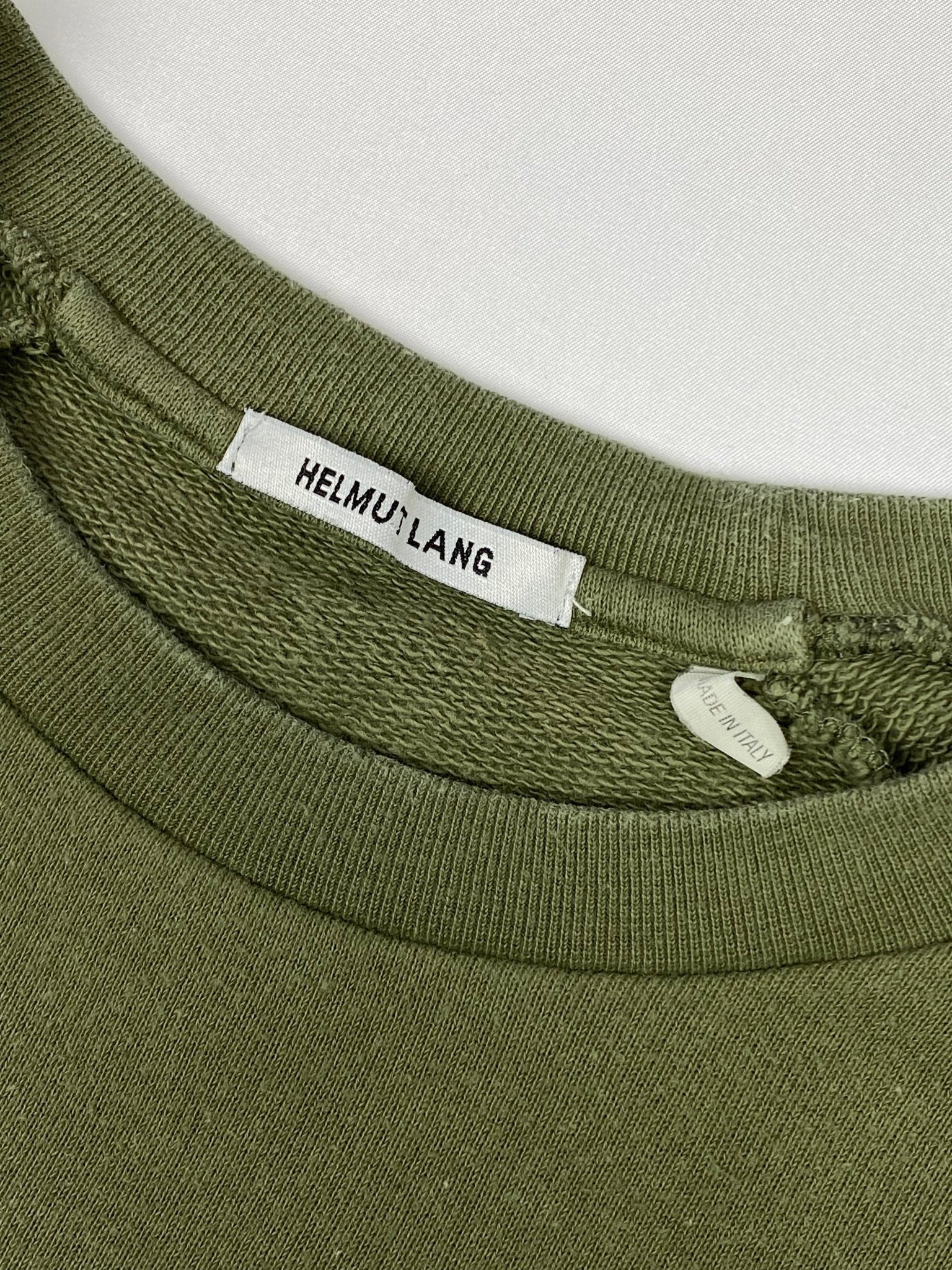 HELMUT LANG 90's WASHED RAGLAN SWEATSHIRT. (M) - SEVENUES.