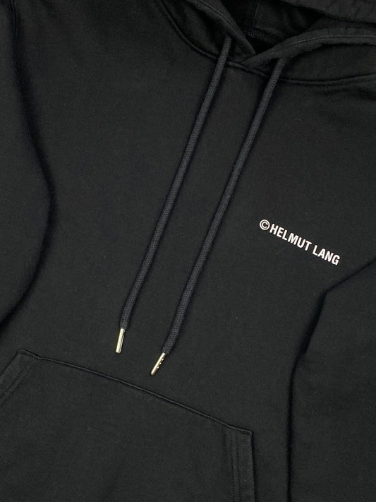 HELMUT LANG AW 17/18 LOGO HOODED SWEATSHIRT. (M) - SEVENUES.