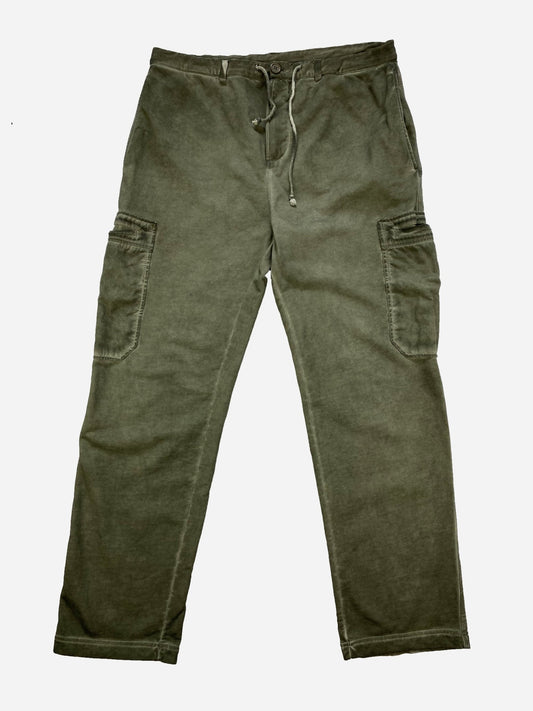 HELMUT LANG OBJECT DYED CARGO SWEATPANTS. (L) - SEVENUES.