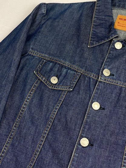 HELMUT LANG S/S 1998 INDIGO DENIM OVERSHIRT. (44 / S) - SEVENUES.