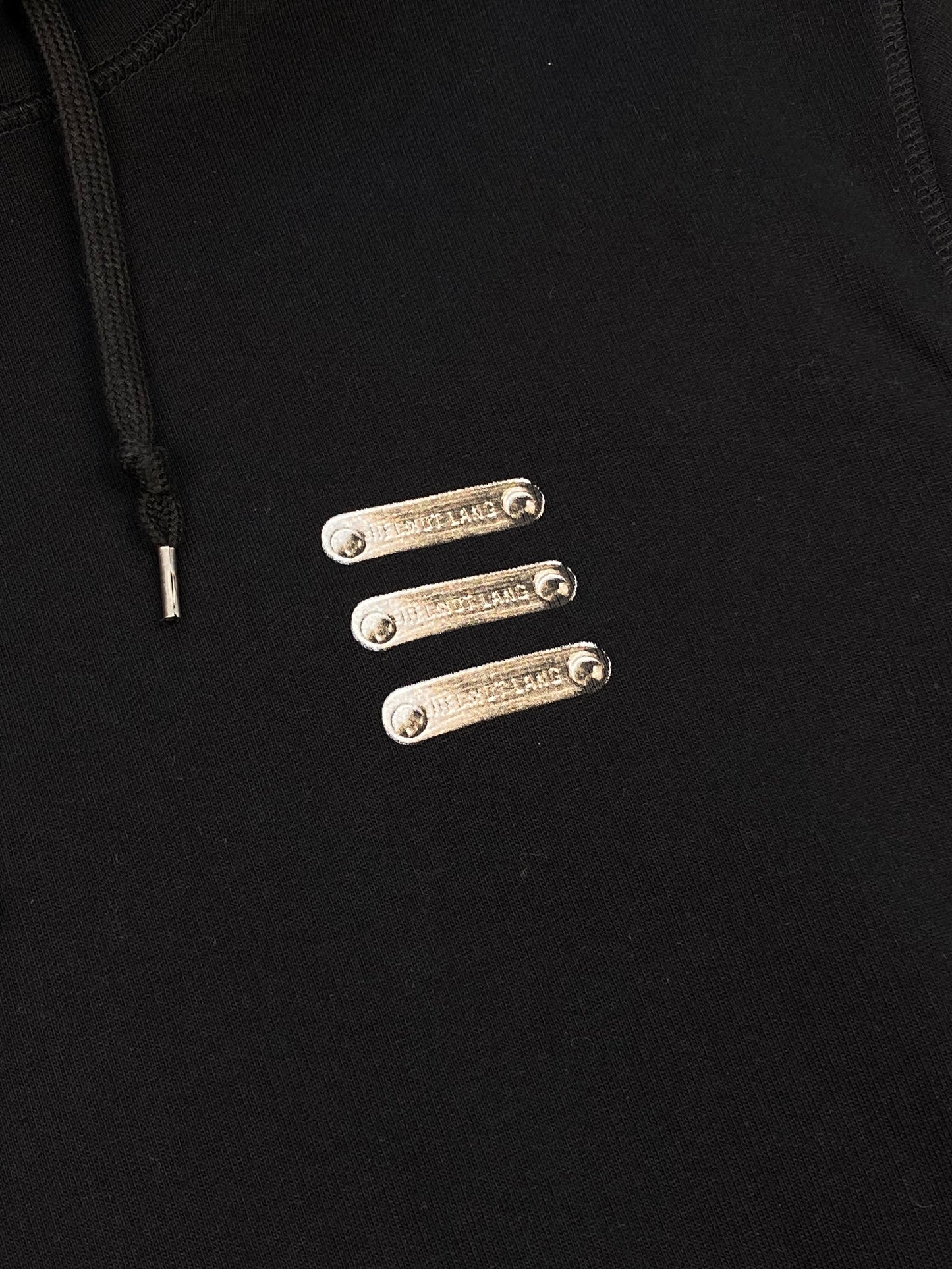 HELMUT LANG F/W 2018 EAGLE PLAQUE HOODIE. (S)