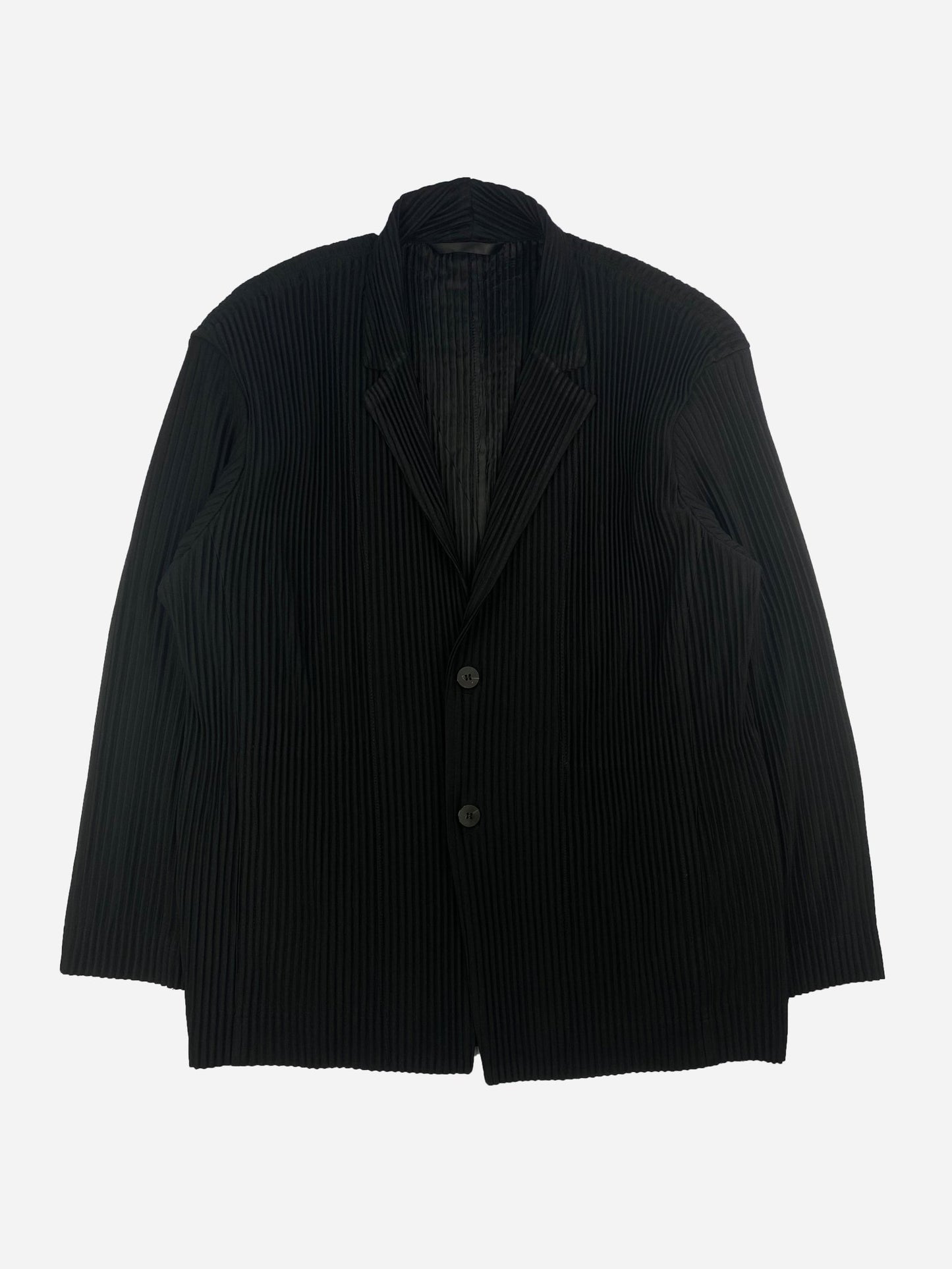 ISSEY MIYAKE HOMME PLISSÉ TAILORED PLEATS JACKET. (3 / L) - SEVENUES.