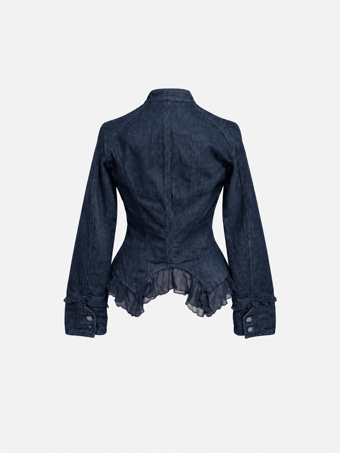 JEANS COUTURE 2000's DENIM JACKET. (40 / XS) - SEVENUES.