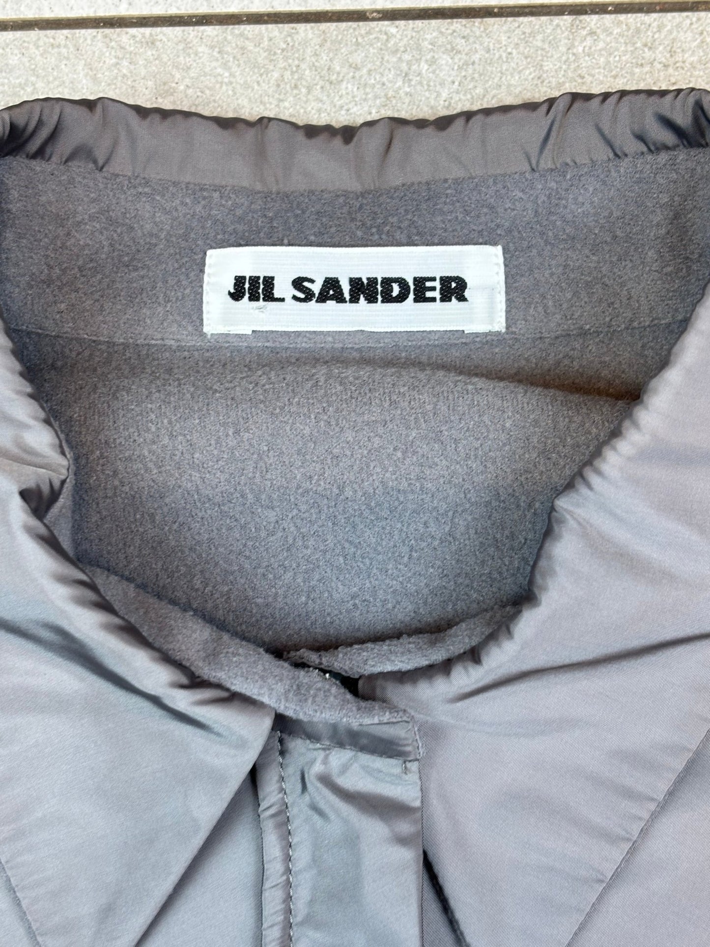 JIL SANDER 00's NYLON & FLEECE OVERSHIRT. (42 / L) - SEVENUES.