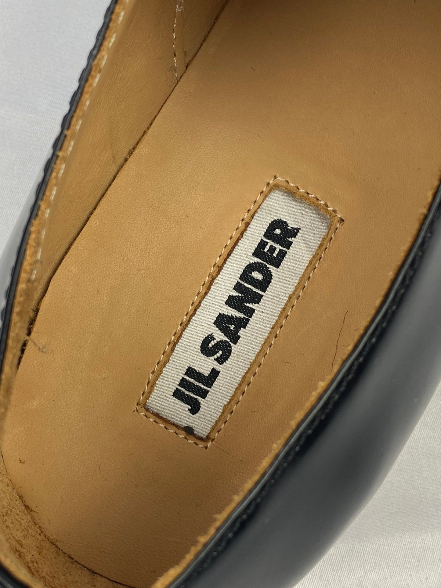 JIL SANDER CHUNKY LEATHER DERBYS. (43) - SEVENUES.