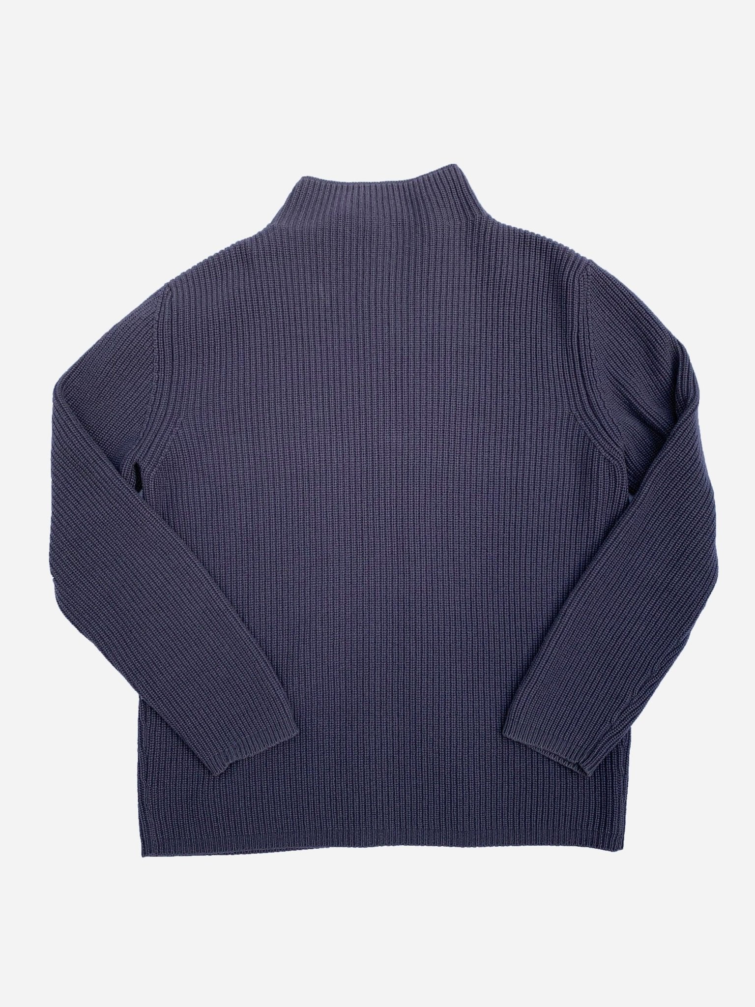 JIL SANDER F/W 2015 KNITWEAR ZIP - UP JACKET LAVENDER. (L) - SEVENUES.